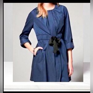 Simply Vera Vera Wang Navy Belted Jacket | L